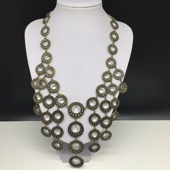 Chico's Jewelry - Chico's Chandelier Bib Dangle Statement Necklace